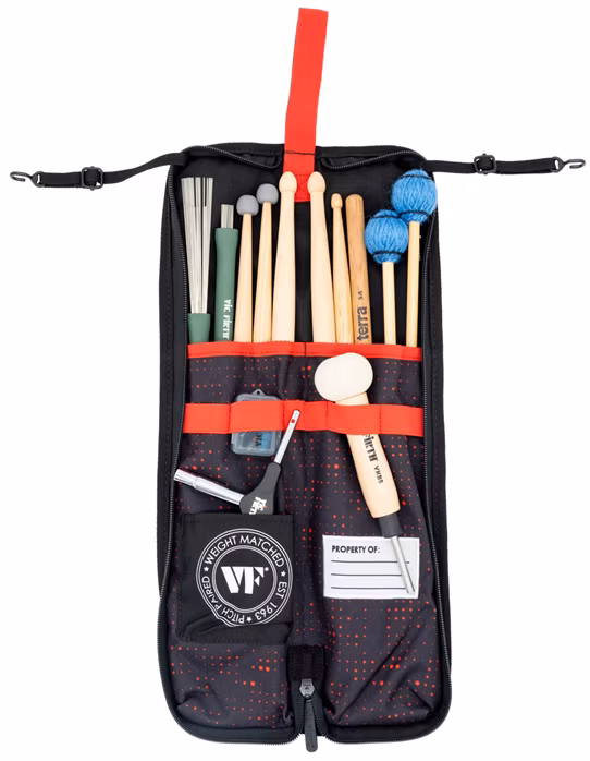 Vic Firth Essential Stick Bag Red Dot - Case für Drumsticks