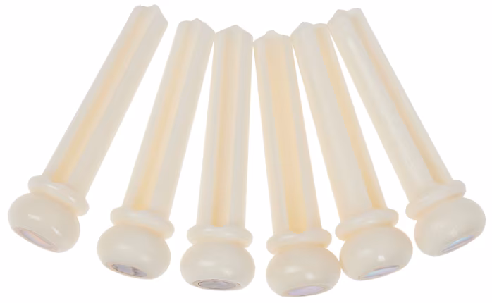 Razzor Bridge Pins Bone & Abalone - Steg-Stifte