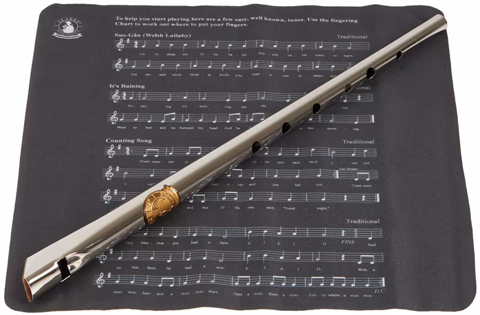 Clarke Nickel Plated C Original - Irish Flute