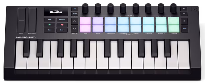 Novation Launchkey Mini 25 MK4 (ausgepackt) - USB/MIDI Keyboard