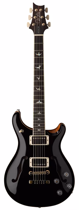 PRS McCarty 594 Hollowbody II Black Top & Back (Natural Sides) - Semiakustische Gitarre
