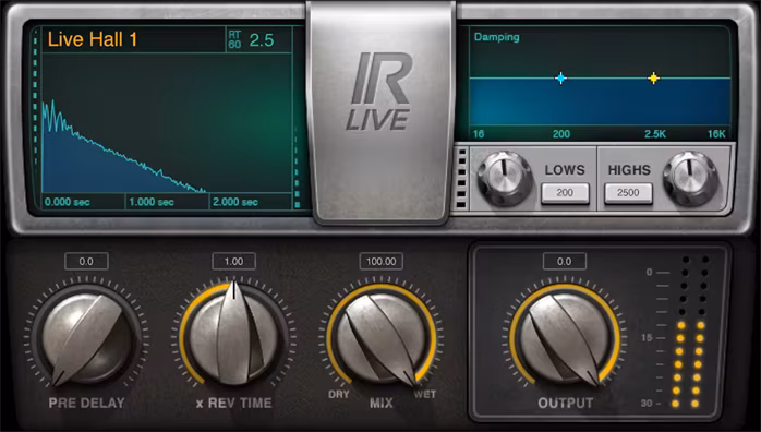 WAVES IR-Live Convolution Reverb - Software