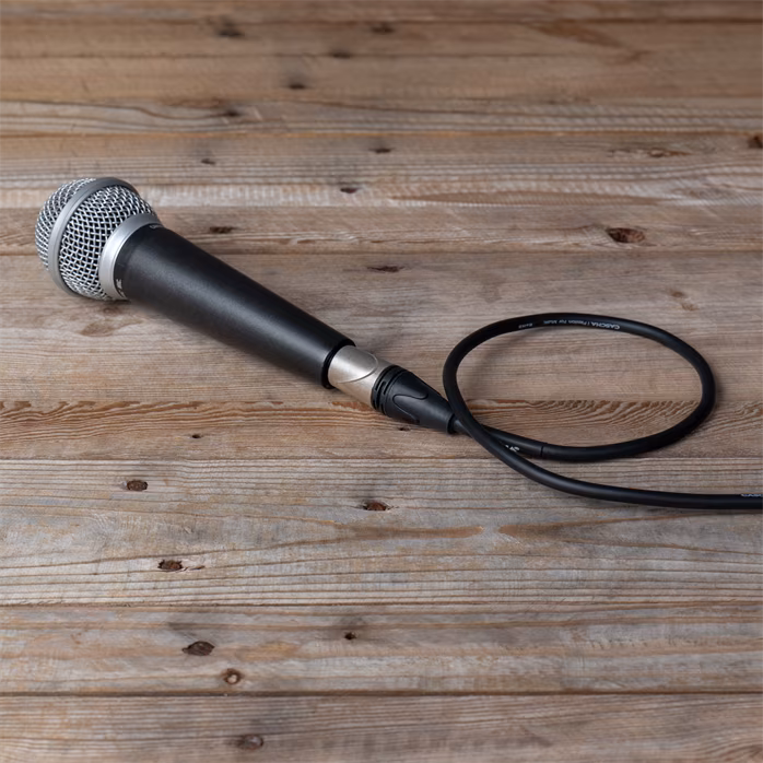 Cascha Advanced Line Mic Cable Black 6m - Mikrofonkabel