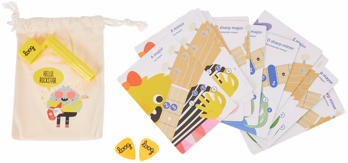 Loog Pro Electric White - E-Gitarre für Kinder