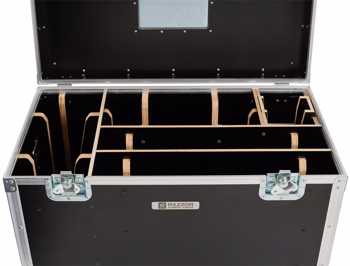 Razzor Cases 2x L-Acoustics A10 Bump, 2x A-Tilt, 2x A-Mount, se 100 mm koly - Cabinet Flight Case
