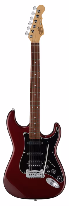 G&L USA Fullerton Deluxe Legacy HSS - Ruby Red Metallic - E-Gitarre