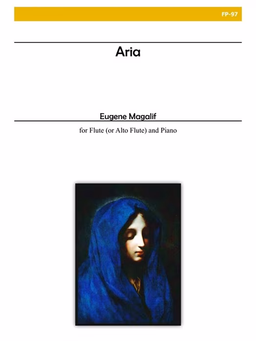 MS Eugene Magalif - Aria For Flute And Piano - Querflöten-Schule für Anfänger