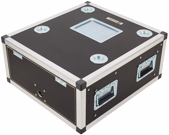 Razzor Cases HEXA 4U sliding door rack 500 with suspension - Rack Case