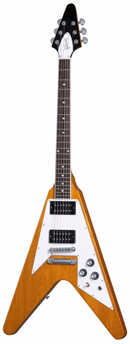 Gibson 70s Flying V Antique Natural - E-Gitarre