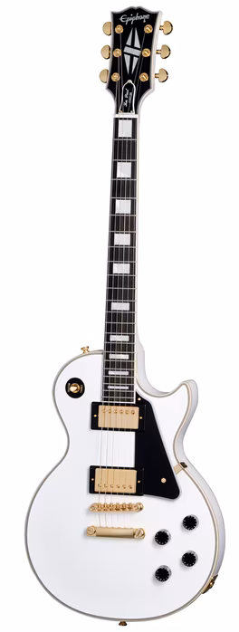 Epiphone Les Paul Custom Alpine White - E-Gitarre