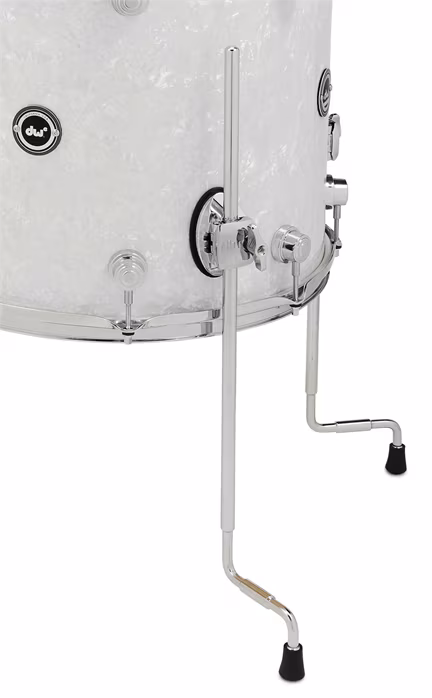 DWe 5-Piece White Marine Pearl Finish Ply Kit - Elektroakustisches Schlagzeug