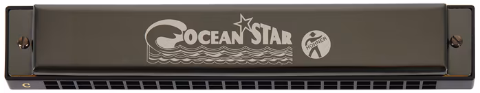 Hohner Ocean Star C Black Tremolo - Mundharmonika