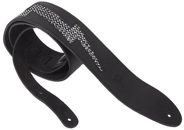 Perri's Leathers 7667 Silver Jubilee Lightning Strap - Gitarrengurt