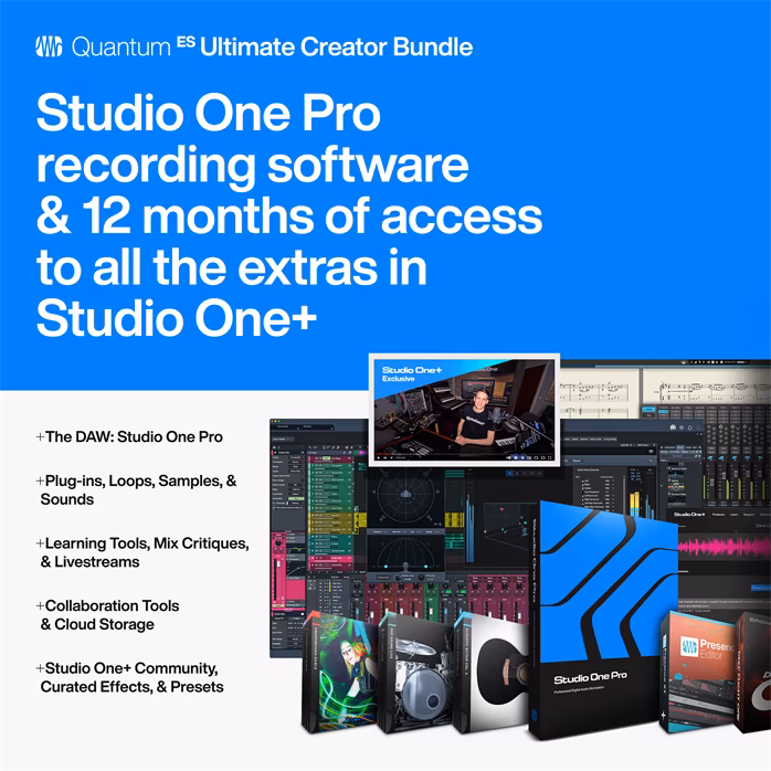 PreSonus Quantum ES Ultimate Bundle - Package für Homerecording