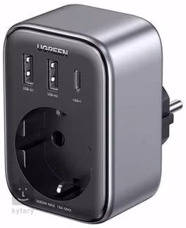Ugreen 90613 Outlet Extender and Quick Charger (1 AC outlet + 30W 2A1C) - Ladegerät