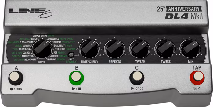 Line 6 DL4 MKII 25th Anniversary Silver Edition - Gitarren-Effekt