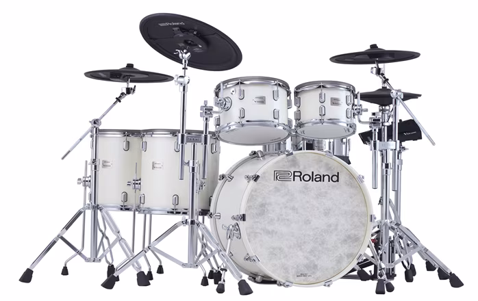 Roland VAD716 Pearl White - E-Drum-Set