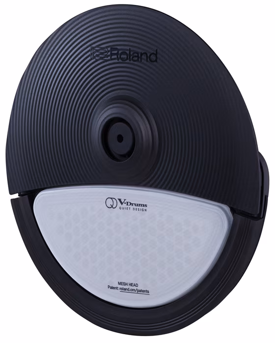 Roland CYQ-12 Quiet Design Digital Crash/Ride Cymbal Pad - Becken-Pad