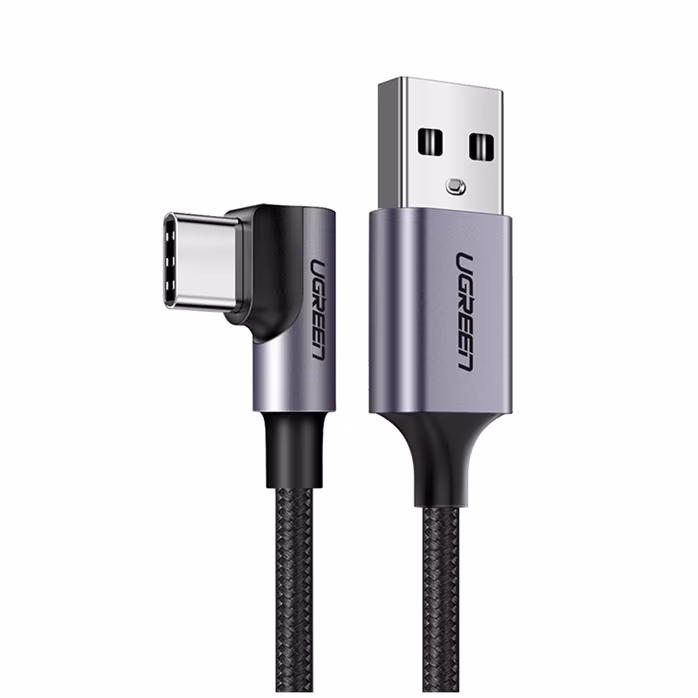 Ugreen 50941 USB 2.0 cable A Male/USB-C 3A 90° - USB Kabel