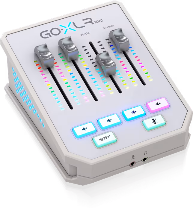 tc-helicon GoXLR MINI-WH - Livestreaming Audio Mixer