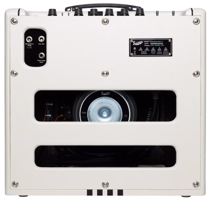 Supro Delta King 12 Ivory Black - Gitarren-Röhrencombo