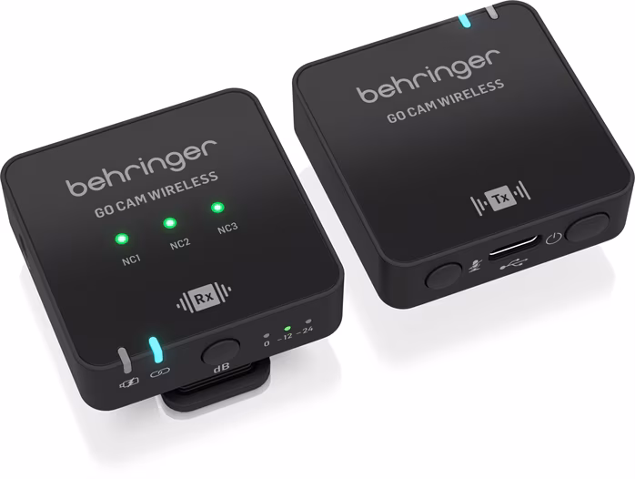 Behringer GO CAM WIRELESS - Wireless-Reportage-Set mit Mikrofon