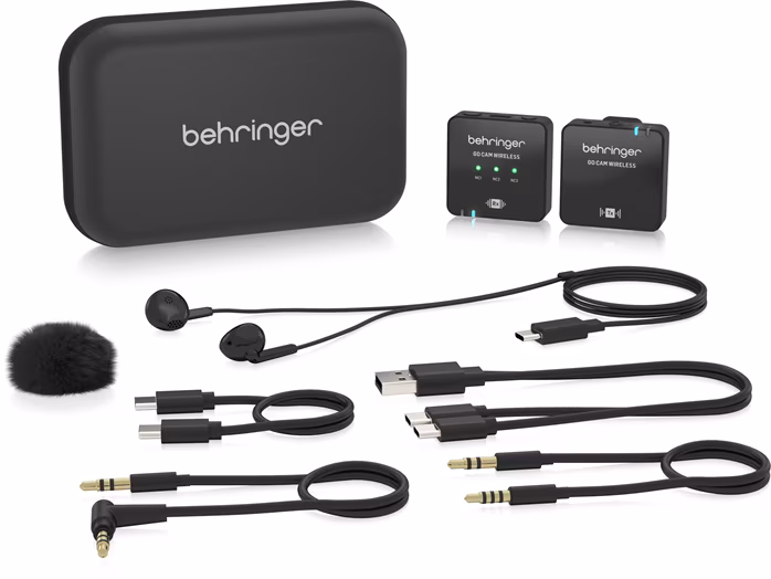 Behringer GO CAM WIRELESS - Wireless-Reportage-Set mit Mikrofon