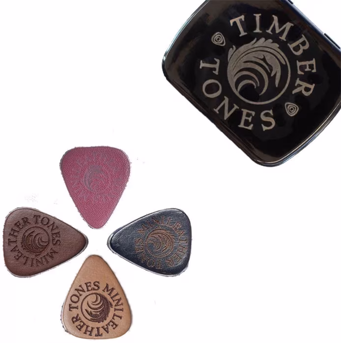 Timber Tones Leather Tones Mini Mixed 4-Pack Tin - Plektren