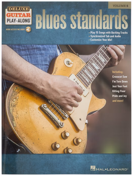 MS Deluxe Guitar Play-Along: Blues Standards - Gitarrenschule für Anfänger