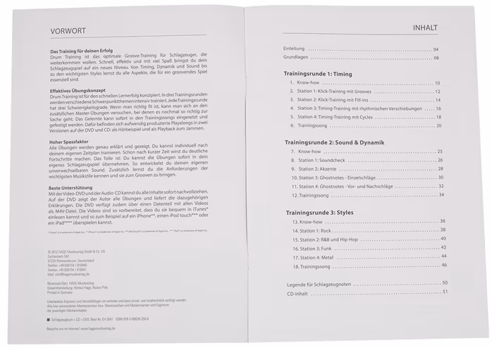 MS Drum Training Groove - Schlagzeugschule für Anfänger