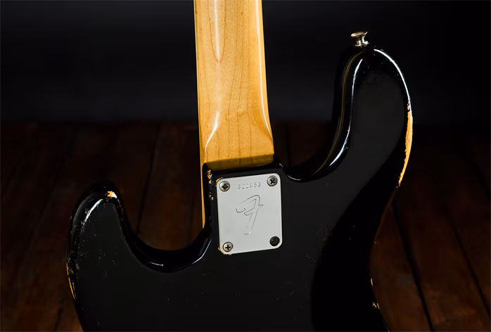 Fender 1971 Jazz Bass Custom Color Black - E-Bass