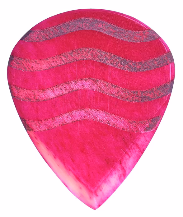 Timber Tones Jazzy Tones Max Pink Bone  - Plektrum