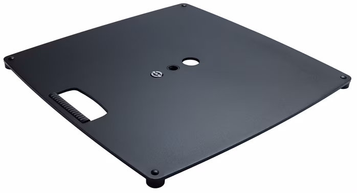 K&M 26715 Base plate L Black - Grundplatte