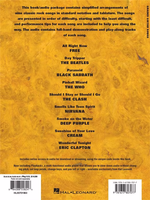 MS Graded Guitar Songs - Gitarrennoten