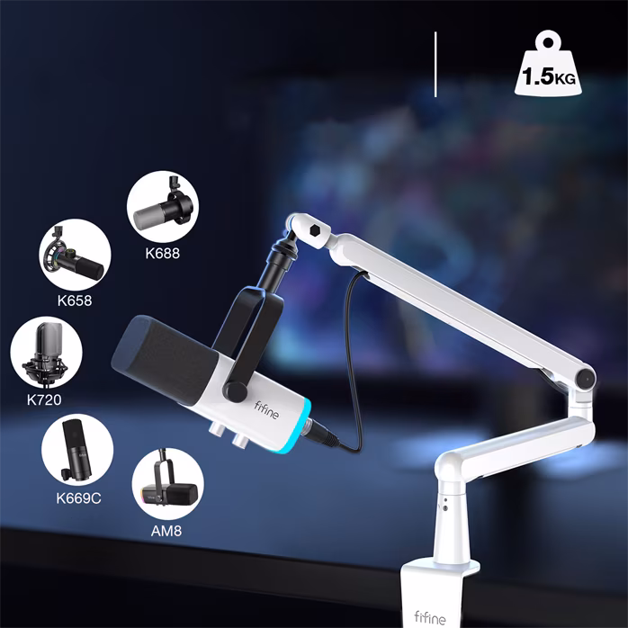 Fifine BM88W (ausgepackt) - Mikrofon-Arm