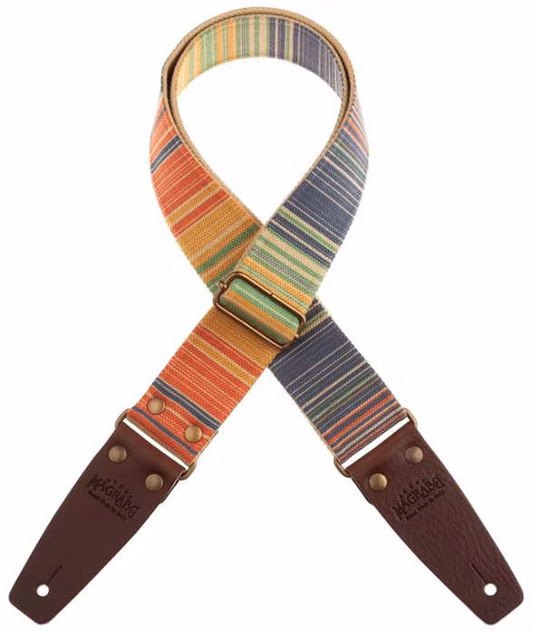 Magrabò Stripe SC Retro Rainbow - Gitarrengurt