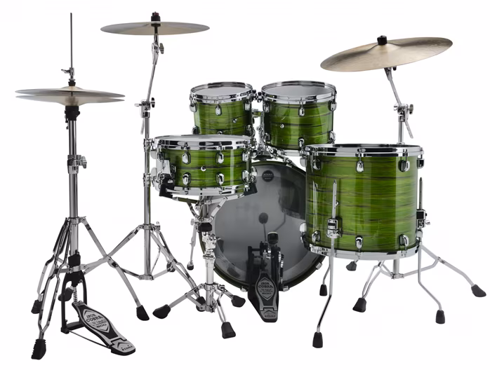Tama Starclassic Walnut/Birch Lacquer Shamrock Oyster Rock Set - Schlagzeug