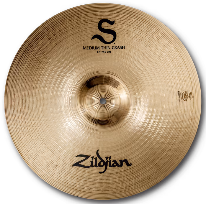 Zildjian 18" S Series Medium Thin Crash - Crash-Becken