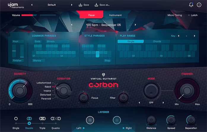 UJAM CARBON - Software