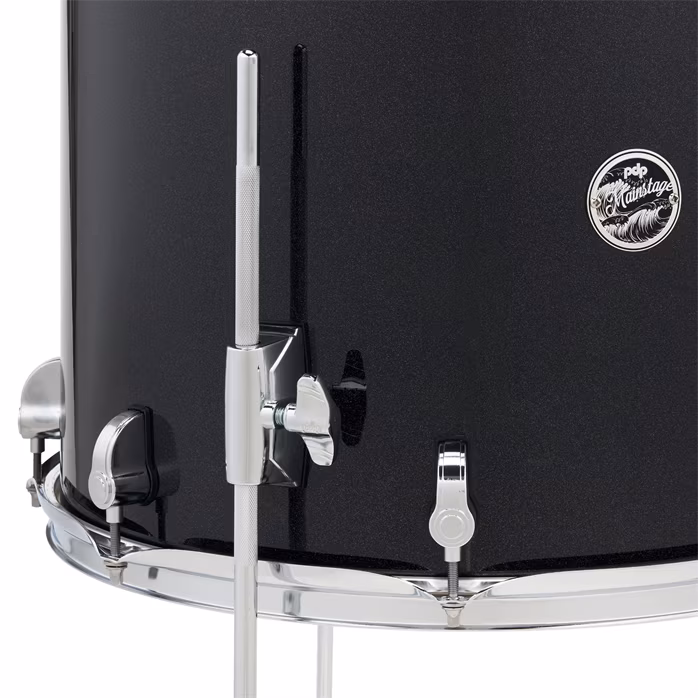 PDP Mainstage Black Sparkle Rock Set - Schlagzeug mit Becken
