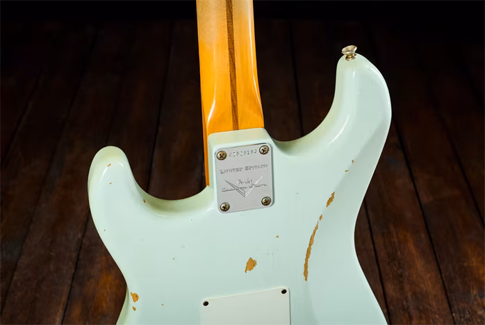 Fender Custom Shop 2016 Stratocaster 56 Relic Faded Sonic Blue - E-Gitarre