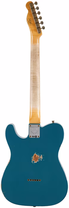 Fender Custom Shop 60 Telecaster Relic Aged Ocean Turquoise - E-Gitarre
