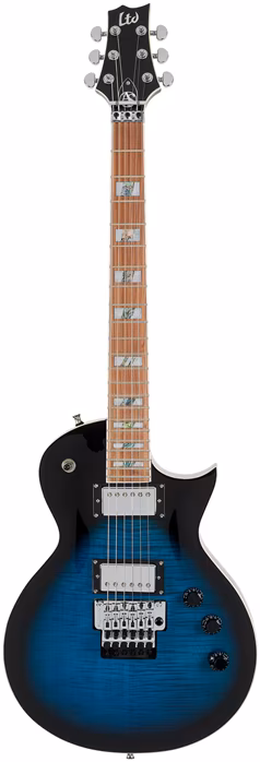 ESP LTD AS-1FRFM BLKAQSB - E-Gitarre