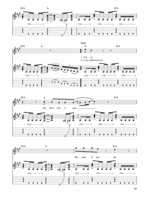 MS Ozzy Osbourne - Gitarrennoten