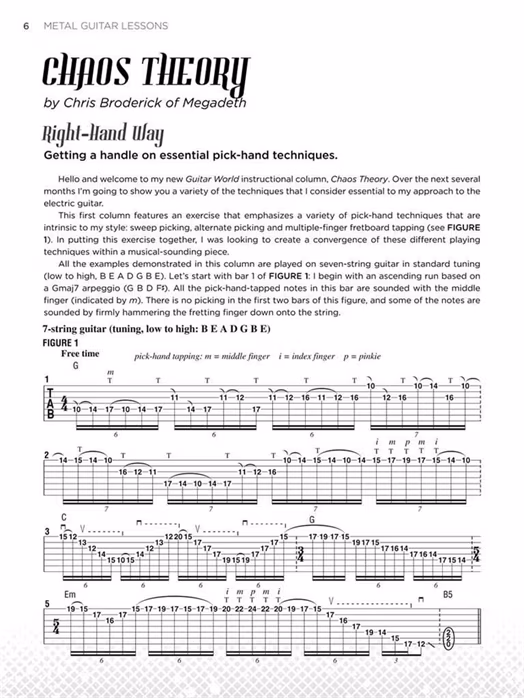 MS Guitar World Presents Metal Guitar Lessons - Gitarrenschule für Anfänger
