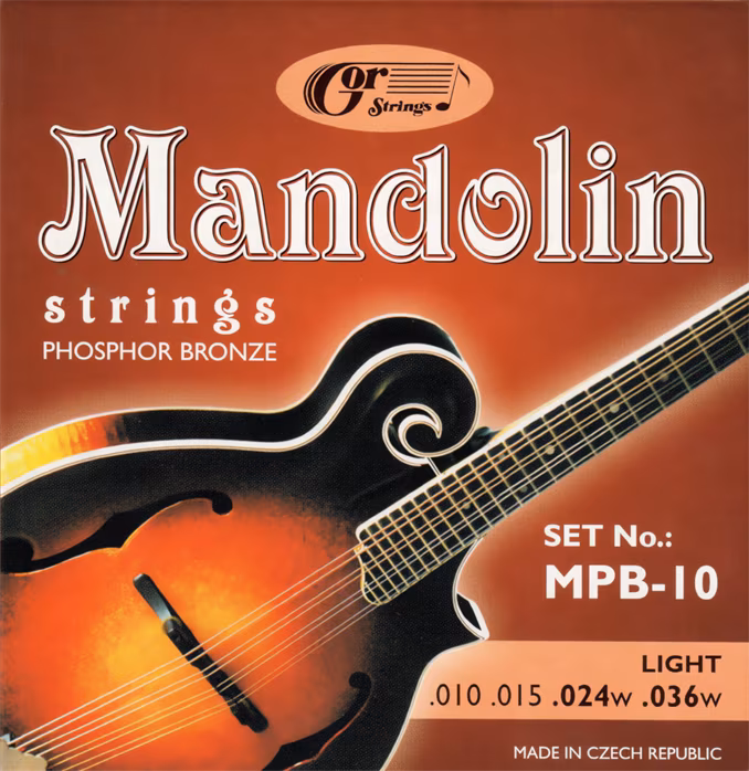 Gorstrings Mandolin MPB10 1036 + E - Saiten für Mandoline