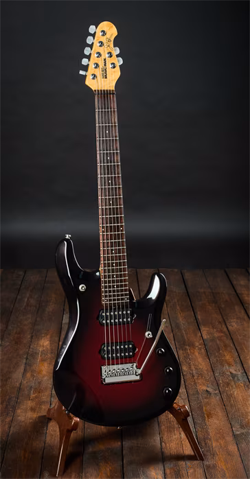 Music Man 2003 Petrucci Piezo JP7 Pearl Redburst - Siebensaitige E-Gitarre
