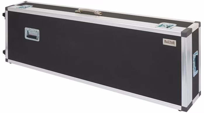 Razzor Cases FUSION Roland Juno DS 88 Case BLACK with wheels - Keyboard-Koffer