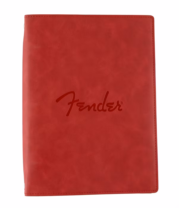 Fender Vegan Leather Music Note Book Dakota Red - Notenheft