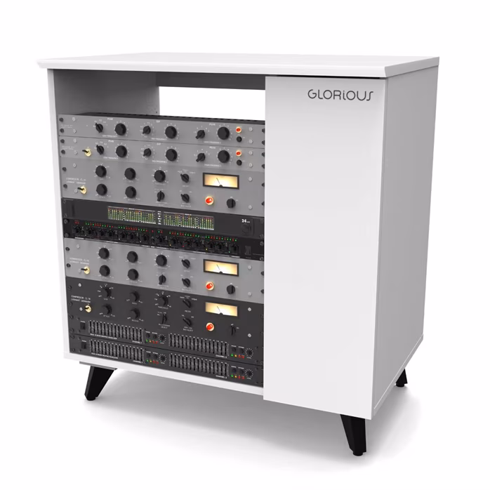 Glorious Modular Side Rack White - Studiomöbel